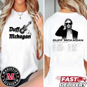 Duff McKagan UK Euro Tour 2024 Lighthouse Tour 24 Schedule List Date Essentials Two Sides Tee Shirt