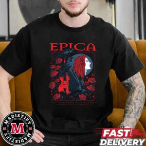 Epica The Symphinic Synergy Amsterdam Tour 2024 On September 19 20 Merch Poster For Shows Unisex Tee Shirt