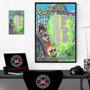 Forests Am I Still Your Cup Of Tea 2024 USA Tour Dates Home Decorations Poster Canvas