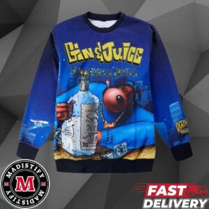 Gin x Juice Crewneck Snoop Dogg Death Row Records Merchandise Unisex Long Sleeve All Over Print Shirt