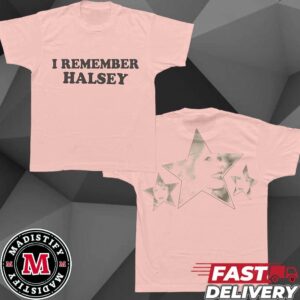 I Remember Halsey Pink Tee Halsey The Great Impersonator New Album Official Release On October 2024 Merch Tee Shirt Unisex Two Sides