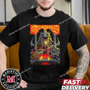 King Gizzard And The Lizard Wizard Red Rocks Poster At Morrison Colorado On September 8th 2024 Unisex Tee Shirt