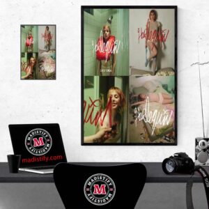 Lady Gaga New Joker Folie A Deux Official Release Album Harlequin On Septmeber 27th 2024 Home Decor Poster Canvas