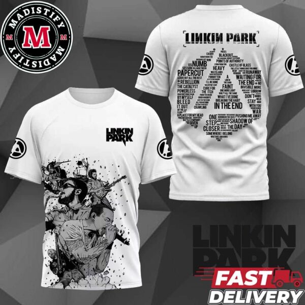 Linkin Park All The Song Title Of All Time 2024 Hoodie T-Shirt Unisex