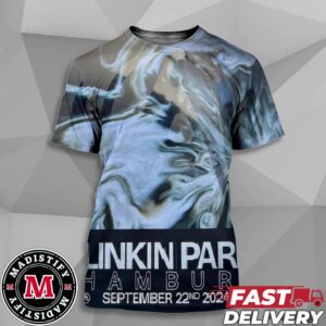 Linkin Park From Zero In Hambur World Tour Officials Poster On September 22nd 2024 All Over Print Tee Shirt