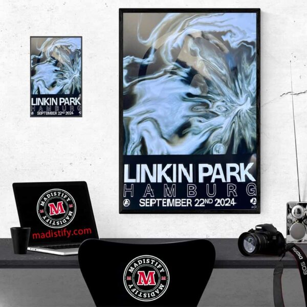 Linkin Park From Zero In Hambur World Tour Officials Poster On September 22nd 2024 Home Decor Poster Canvas