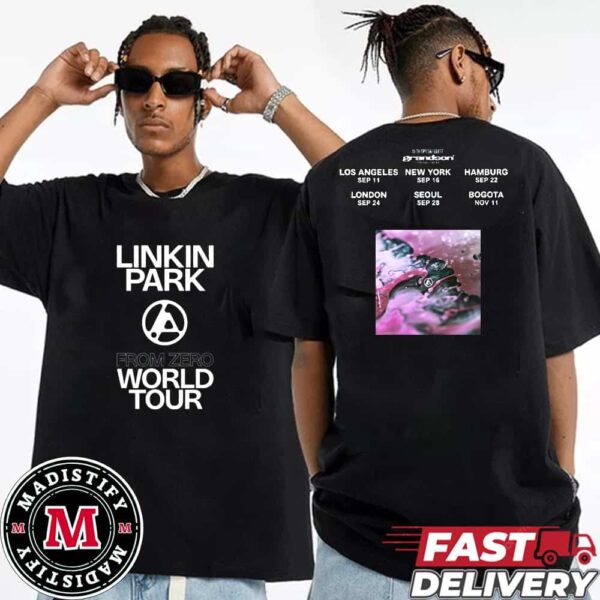 Linkin Park From Zero World Tour 2024 Schedule List Dates With New Single The Emptiness Machine Essemtials Two Sided Tee Shirt