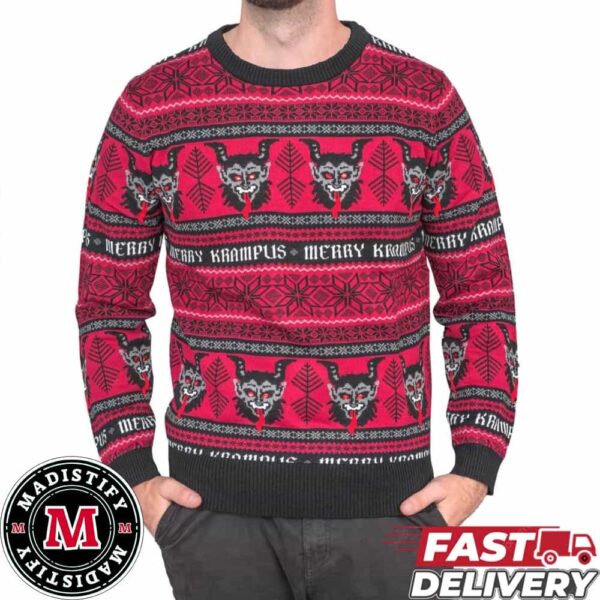 Merry Krampus Adult Ugly Christmas Sweater