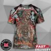 Metallica M72 CDMX Mexico City Night 4 Official Poster At Estadio GNP Seguros On September 29th 2024 Aztec Snake Artwork By Juan Ma Orozco All Over Print T-Shirt