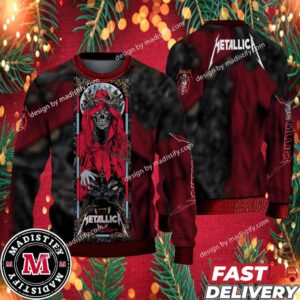 Metallica M72 World Tour Killer Full Show Combine Poster For Night 1 Of The European Run In Munich Germany 2024 Metallica Ugly Sweater Christmas