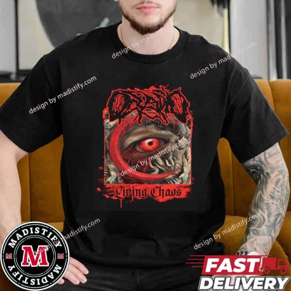 Oceano Living Chaos Album Art Tee Shirt Merchandise Unisex