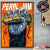 Pearl Jam Dark Matter World Tour With Glen Hansard Official Poster For Tonight 1 In New York City At Madison Square Garden On September 3rd 2024 Home Decor Poster Canvas