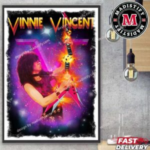 Poster For Vinnie Vincent Invasion Experience Update On September 17th 2024 Fan Gift Home Decor Poster Canvas