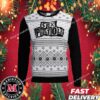 The Beatles Abbey Road Red And White Ugly Christmas Sweater