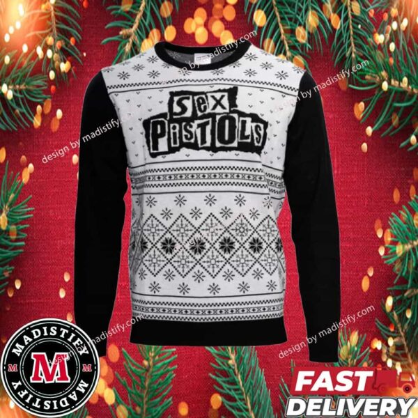 Sex Pistols Ransom Xmas Gift Pistols Ugly Christmas Sweater