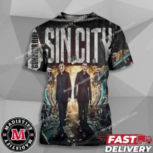 Sin City By Gunz For Hire Official Release On September 20th 2024 All Over Print Unisex Tee Shirt