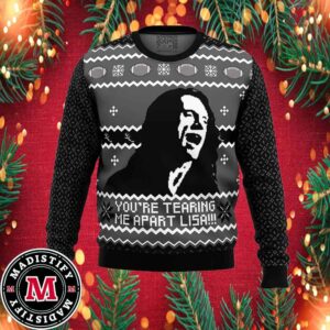 You’re Tearing Me Apart Lisa James Franco Ugly Christmas Sweater 2024 Unisex Sweater Xmas