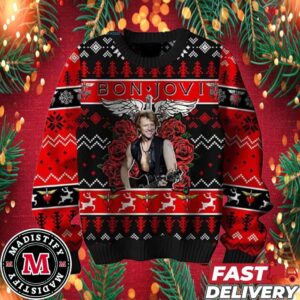 Bon Jovi Bed of Roses Ugly Sweater