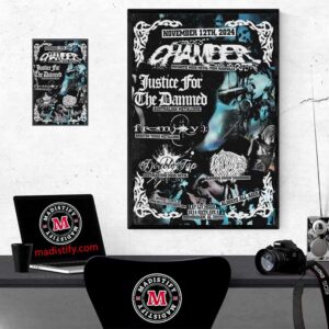 Chamber In Birmingham Psychotic Mosh Metal From Nashville On November 12th 2024 Home Decor Poster Canvas