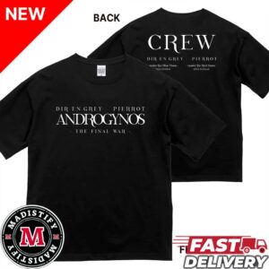 Crew Dir En Grey Pierrot Androgynos The Final War Merch Tee Shirt Two Sides