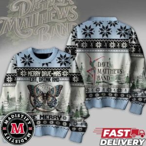 Dave Matthews Band Merry Dave-mas Christmas Ugly Sweater 2024