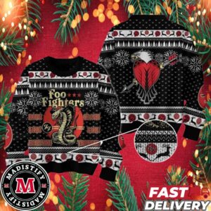 Foo Fighters Ride Like Lighting Ugly Sweater