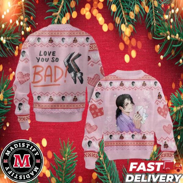 Michael Jackson Love You So Bad Ugly Sweater