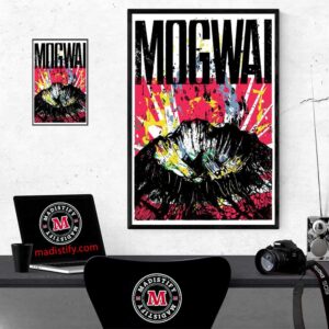 Mogwai New Album The Bad Fire Excited Official Release On January 24th 2024 Home Decor Poster Canvas