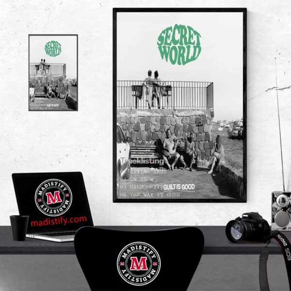 Secret World Guilt Is Good 7 Merch Poster For Album Full Tracklist Out November 15th 2024 Home Decor Poster Canvas