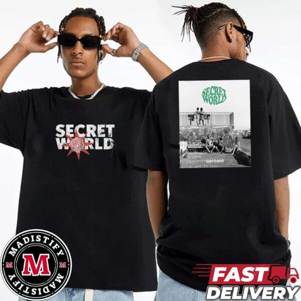 Secret World Guilt Is Good 7 Merch Poster For Album Full Tracklist Out November 15th 2024 Unisex Two Sides T-Shirt