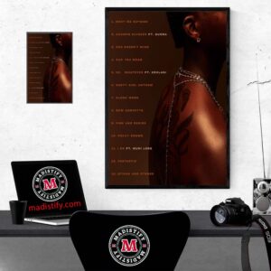 The Official Jaded Toosii Full Track List 2024 Home Decor Poster Canvas