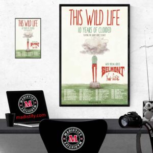 This Wild Life 10 Years Of Clouded Tour 2025 Playing The Album Front To Back Tour Dates Home Decor Poster Canvas