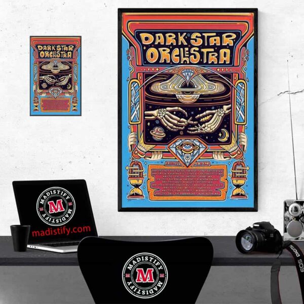 Andrew Sax Dark Star Orchestra Fall Tour Poster In 2024 Home Decor Poster Canvas