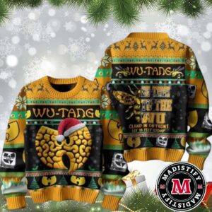 Christmas Sweater Chirstmas Gifts 2024 Xmas For Family And Friends Ugly Sweater Wu-Tang Clan Be True To The Wu Cland In Da Front