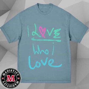 Coldplay I Love Who I Love Tee In 2024 Merch Essentials Unisex T-Shirt