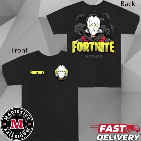 Eminem x Fortnite Rap Boy Reloaded T-Shirt Merch Unisex Two Sides Tee Shirt Hoodie