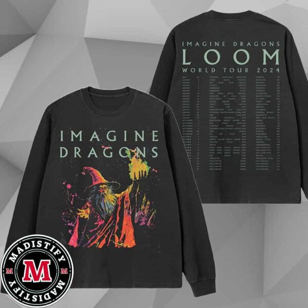 Imagines Dragon Graphic Tees and Hoodies on 2024 Nov 15th Wizard In Color Long Sleeve Tee Merch Unisex T-Shirt