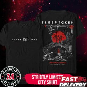 Impericon Sleep Token Amsterdam Ritual Exclusive Tee In Netherland On November 17th 2024 Pop Up Store Two Sides Merch Limited T-Shirt