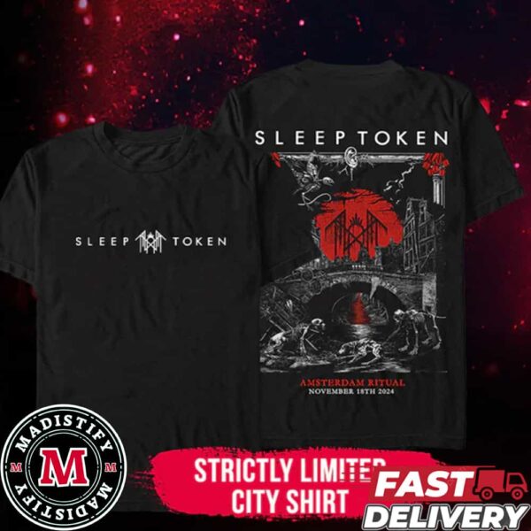 Impericon Sleep Token Amsterdam Ritual Exclusive Tee In Netherland On November 17th 2024 Pop Up Store Two Sides Merch Limited T-Shirt