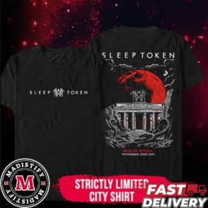 Impericon Sleep Token Berlin Ritual Exclusive Tee In Germany On November 22th 2024 Pop Up Store Two Sides Merch Limited T-Shirt