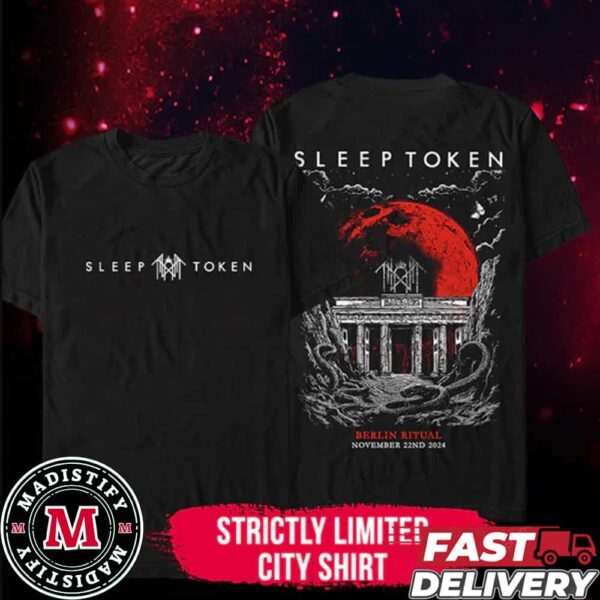 Impericon Sleep Token Berlin Ritual Exclusive Tee In Germany On November 22th 2024 Pop Up Store Two Sides Merch Limited T-Shirt