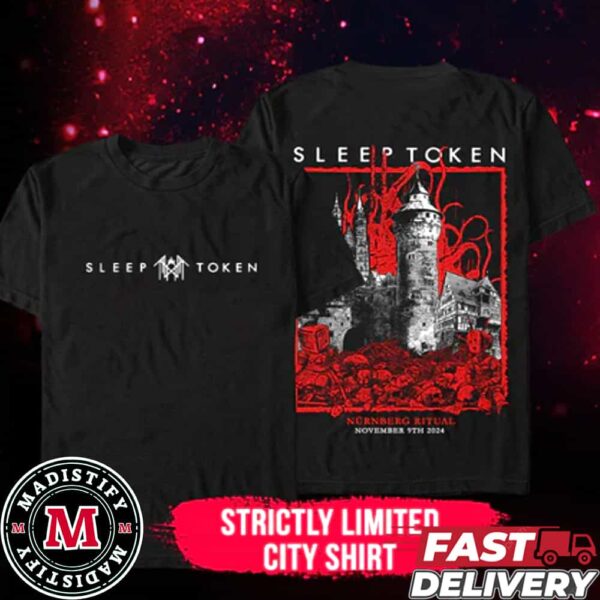 Impericon Sleep Token Nurnberg Ritual Exclusive Tee In Germany On November 13 2024 Pop Up Store Two Sides Merch Limited T-Shirt