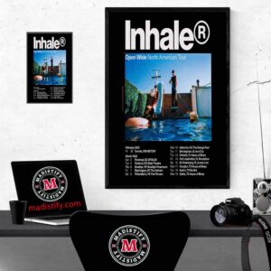 Inhaler New Album Open Wide North American Tour List 2025 Home Decor Poster Canvas