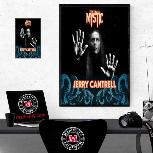 Jerry Cantrell Festival Mystic In 2025 Apr 7th At Gdansk Poland Home Decor Poster Canvas