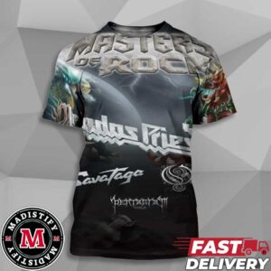 Judas Priest Masters Of Rock In Argentina On 2025 April 23rd At Movistar Arena Santiago All Over Print T-Shirt