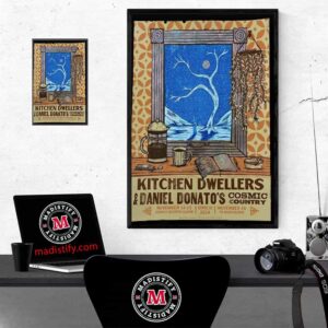 Kitchen Dwellers And Daniel Donato Cosmic Country Limited Edition On Nov 14 15 16 2024 At Denver In Colorado By JustAJar Home Decor Poster Canvas