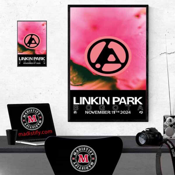 Linkin Park From Zero Tour 2024 In Colombia Merch Poster Show On Nov 11th At Bogota Home Decor Poster Canvas