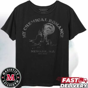 MCR Haunted Castle Distressed T-Shirt My Chemical Romance Merch T-Shirt