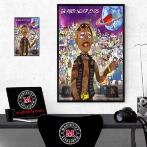 New Album The Party Never Ends Juice WRLD Official Release On November 29th 2024 Home Decor Poster Canvas