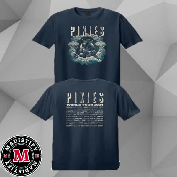 Pixies Merch In Melbourne Spencer Outlet Centre With Pearl Jam On Nov 15th 2024 Monkey Gone To Heaven Tee Essentials T-Shirt